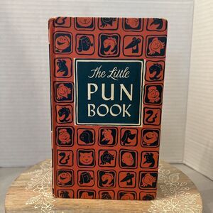 Vintage “The Little Pun Book” Retro Humor Book Gag Gift Stocking Stuffer